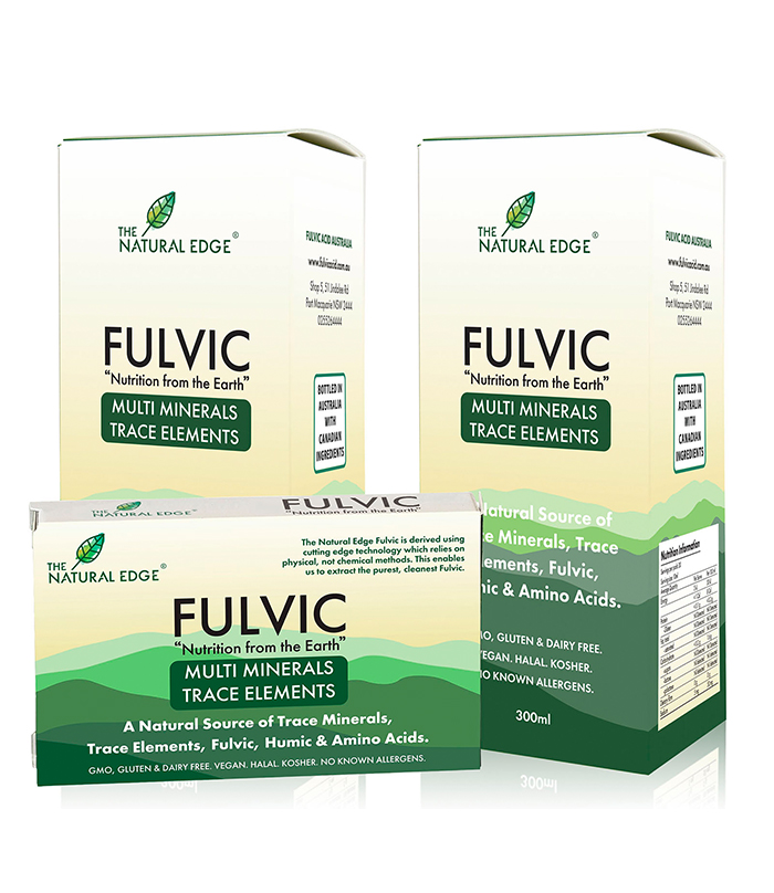 300ml Fulvic Liquid (60 days supply) & a Fulvic Capsules Travel Pack (30 days supply)
