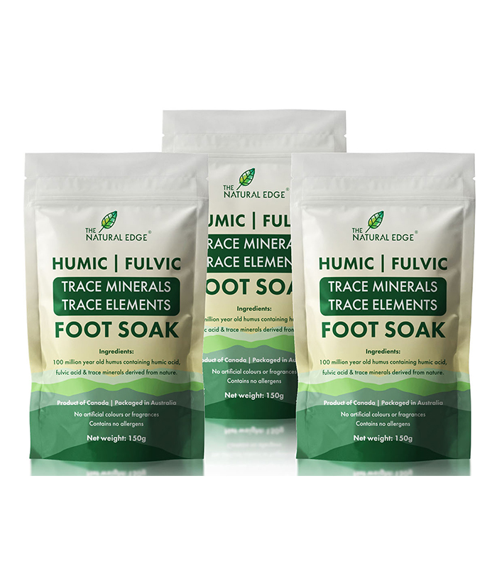 The Natural Edge Humic Foot Soak – 3 Pack